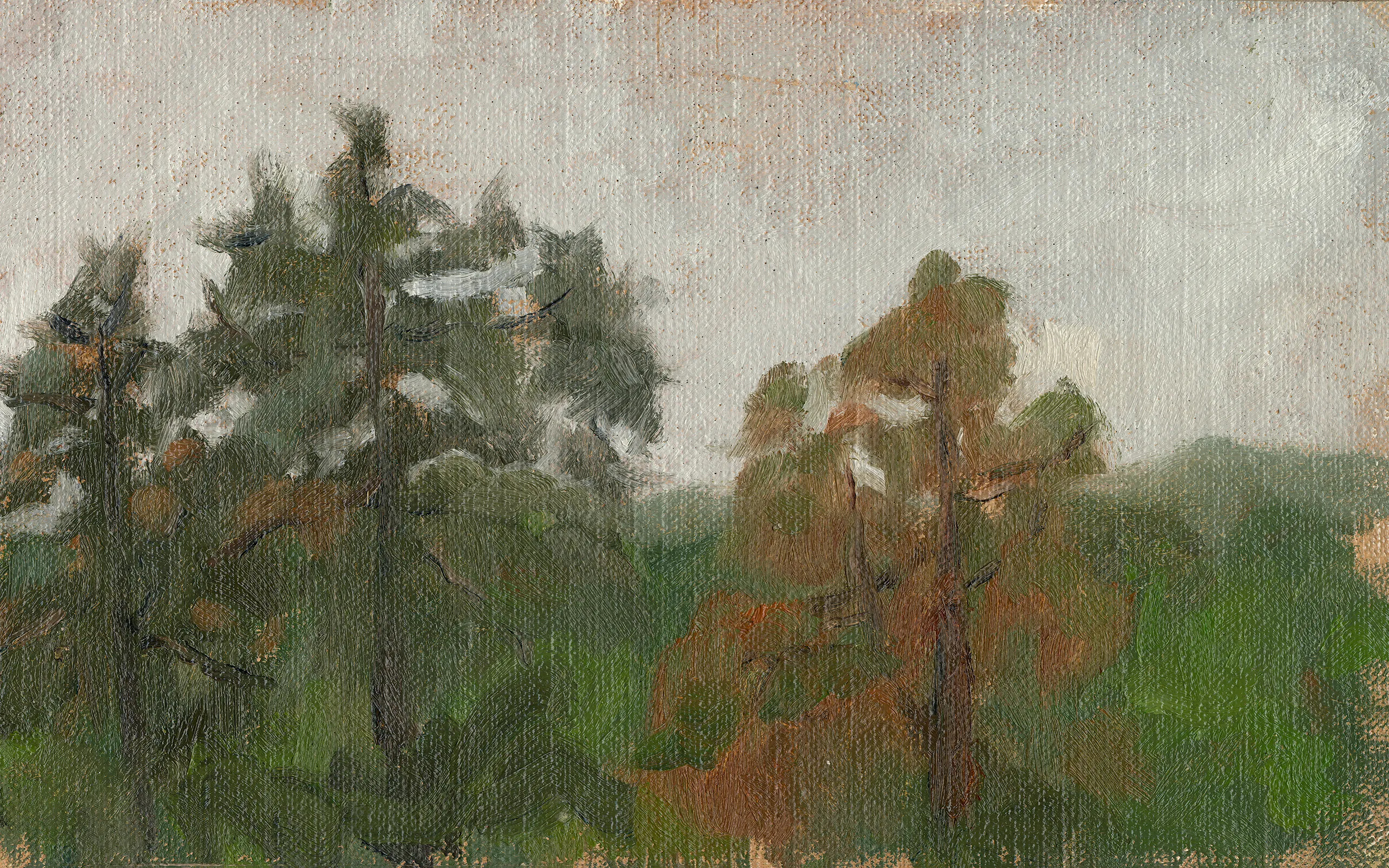 Two Pines — limited edition print by T. Cheung-Damonte