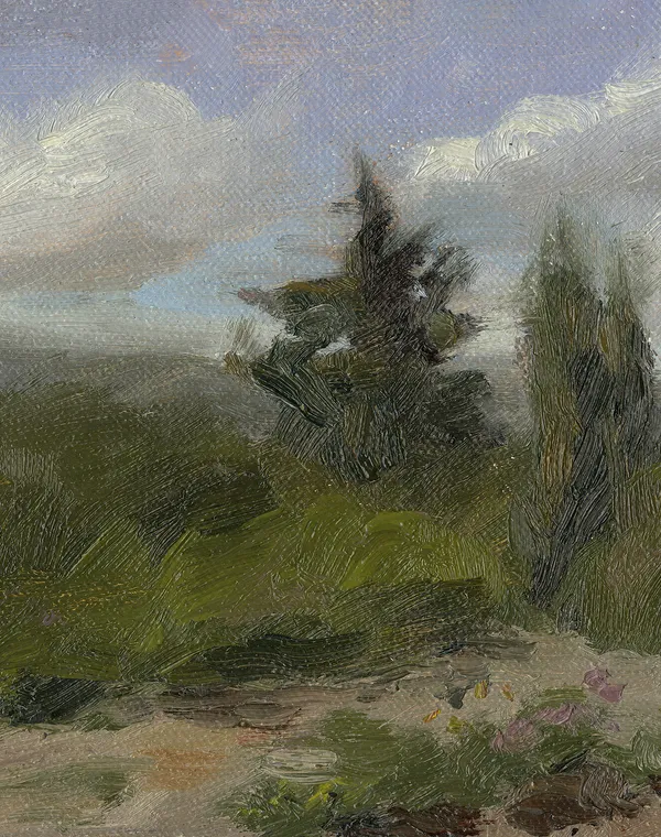 Girona, Oil on Board, 2023