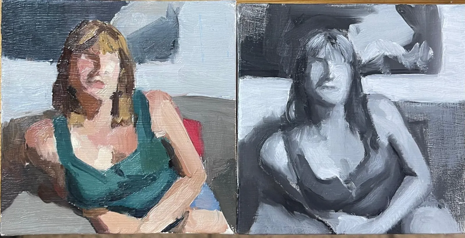 Gorgeous Nora, Oil on canvas, 2026 — T. Cheung-Damonte