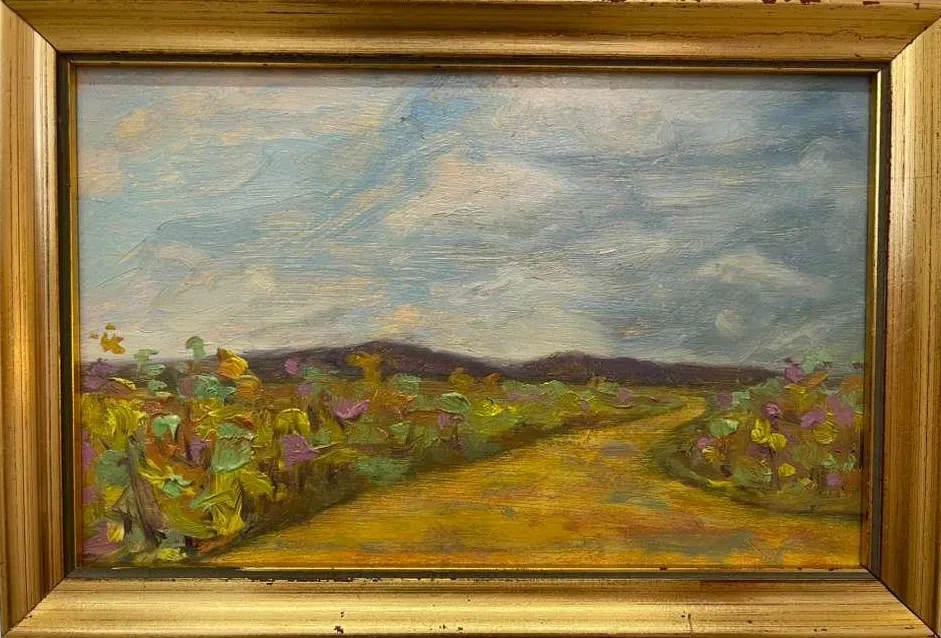 I was Suspended in The Wind, Oil on wood panel, 2026 — T. Cheung-Damonte