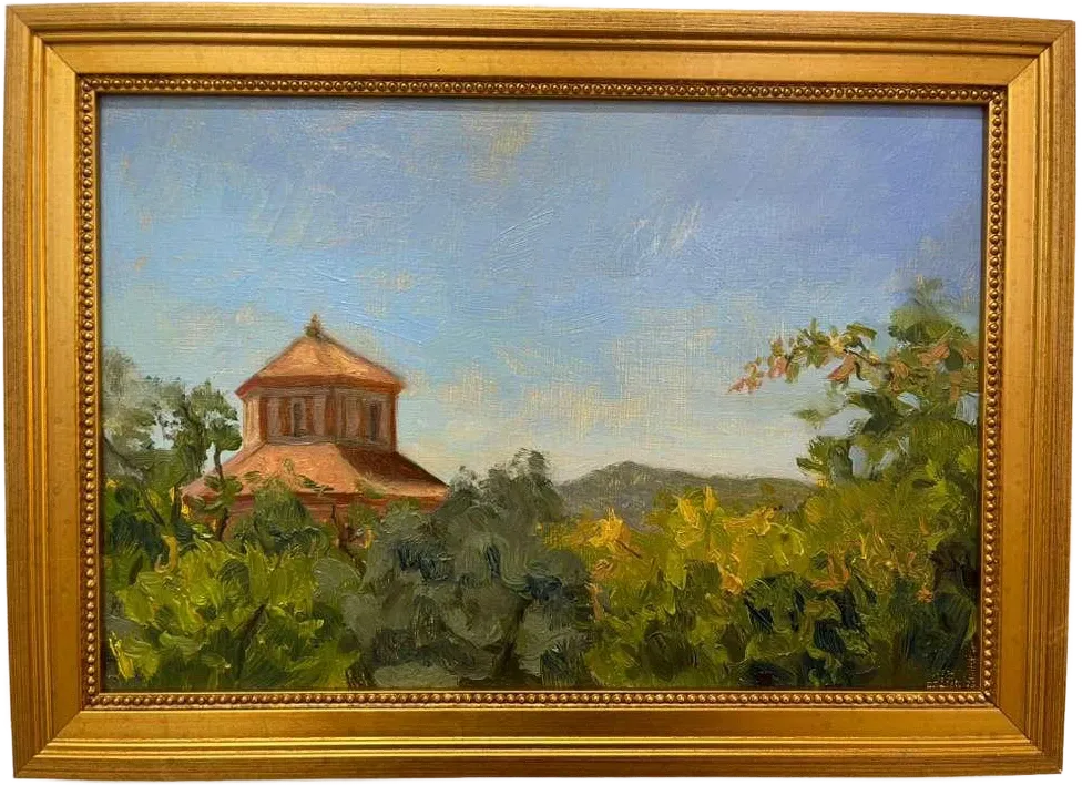 My Colour Was Green Like the Leaves, Oil on wood panel, 2026 — T. Cheung-Damonte