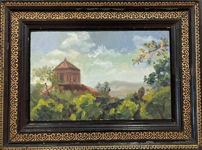 My Seasons Bloom, Oil on wood panel, 2026 — T. Cheung-Damonte