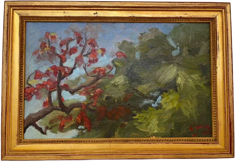 When We Are Holding Each Other, Oil on wood panel, 2026 — T. Cheung-Damonte